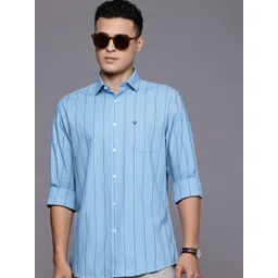 Allen Solly Striped Pure Cotton Casual Shirt-picture-22