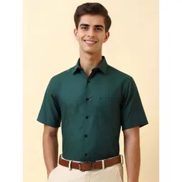 Allen Solly Textured Cotton Slim Fit Formal Shirt-image-25