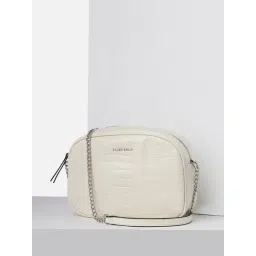 Allen Solly White Animal Effect Sling Handbag-picture-32