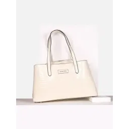 Allen Solly White Animal Effect Tote-picture-34