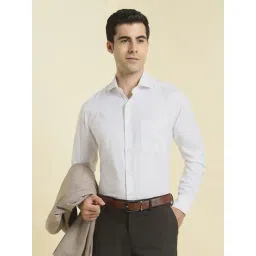 Allen Solly White Cotton Regular Fit Shirt-picture-31