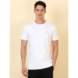 Allen Solly White Cotton Regular Fit T-Shirt-picture-39