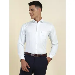 Allen Solly White Cotton Slim Fit Shirt-picture-40
