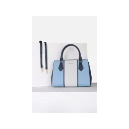 Allen Solly Women Casual Colorblock Blue Handbag with Detachable Strap-picture-23