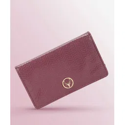 allen solly Women Casual Purple Genuine Leather Wallet-picture-13