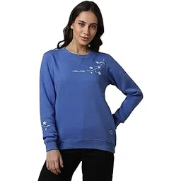 allen solly Women Cotton Round Neck Sweatshirt-picture-18