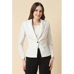 allen solly Women Printed Single Breasted Casual Blazer-picture-17