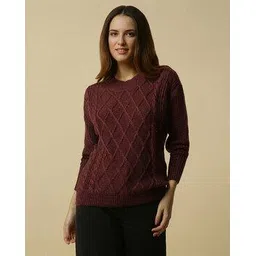 allen solly Women Round-Neck Slip-On Pullover-picture-47