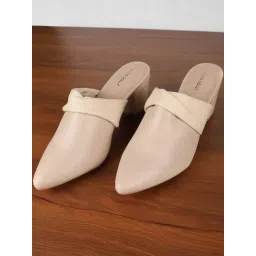 Allen Solly Women's Beige Mule Shoes-picture-31