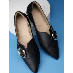 Allen Solly Women's Black Ballerina Shoes-picture-40