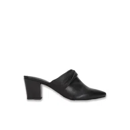 Allen Solly Women's Black Mule Shoes-picture-21