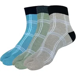 allen solly Women's Cotton Quarter Length Socks (Pack of 3) Sky Blue, Pista Green Melange, Skin Melange-picture-15