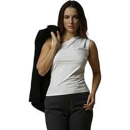 allen solly Women's Cotton Solid Regular Fit Blouse-picture-41