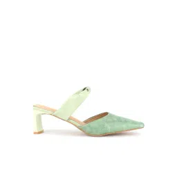 Allen Solly Women's Green Mule Shoes-picture-18