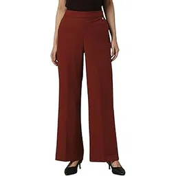 allen solly Women's High Rise Regular Casual Pants-picture-10