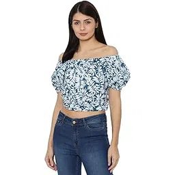 allen solly Women's Printed Regular Fit Blouse-picture-14