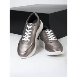 Allen Solly Women's Silver Sneakers-picture-48