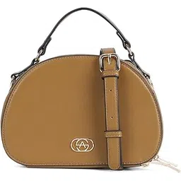 allen solly Women's Solid Sling Bag,Brown-picture-53