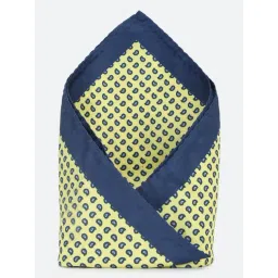 Allen Solly Yellow & Blue Printed Pocket Square-picture-19