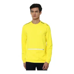 Allen Solly Yellow Cotton Regular Fit Sweatshirt-picture-21