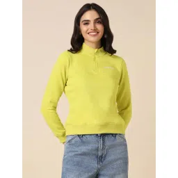 Allen Solly Yellow Cotton Sweatshirt-picture-31