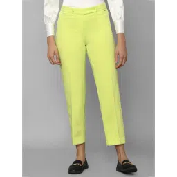 Allen Solly Yellow Regular Fit Mid Rise Trousers-picture-41