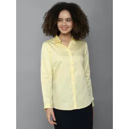 Allen Solly Yellow Regular Fit Shirt-picture-24