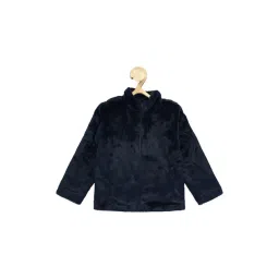 allen solly junior Allen Solly Kids Navy Solid Full Sleeves Jacket-picture-16