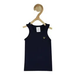 allen solly junior Allen Solly Kids Navy Solid Vest-picture-39