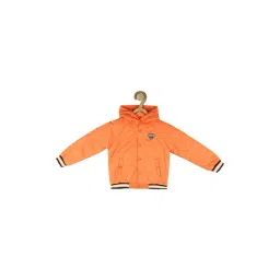 allen solly junior Allen Solly Kids Orange Solid Full Sleeves Jacket-picture-39