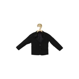 Allen Solly Junior Black Cotton Regular Fit Full Sleeves Blazer-picture-28