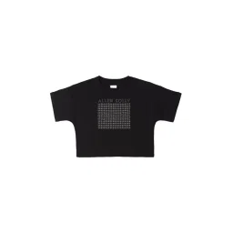 Allen Solly Junior Black Embellished T-Shirt-picture-23