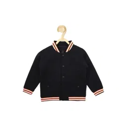 Allen Solly Junior Black Regular Fit Full Sleeves Jacket-picture-43