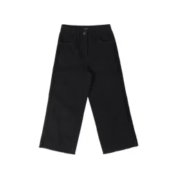 Allen Solly Junior Black Solid Jeans-picture-33
