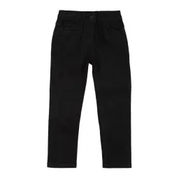 Allen Solly Junior Black Solid Jeans-picture-21