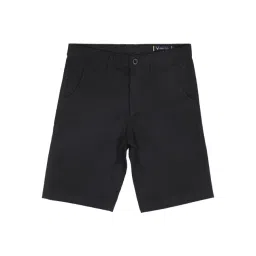 Allen Solly Junior Black Solid Shorts-picture-16
