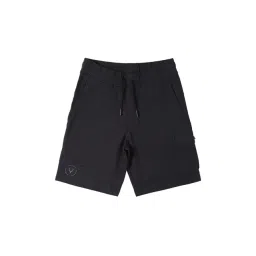 Allen Solly Junior Black Solid Shorts-picture-40