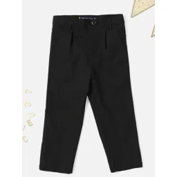 Allen Solly Junior Black Solid Trousers-picture-18