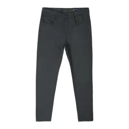 Allen Solly Junior Black Solid Trousers-picture-11