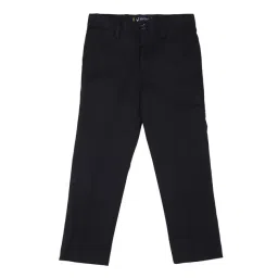 Allen Solly Junior Black Solid Trousers-picture-11