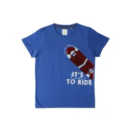 Allen Solly Junior Blue Embellished T-Shirt-picture-19