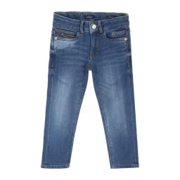 Allen Solly Junior Blue Solid Jeans-picture-31