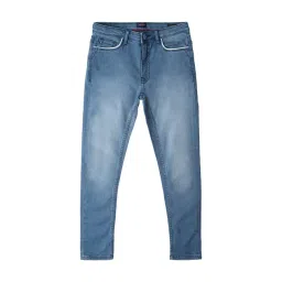 Allen Solly Junior Blue Solid Jeans-picture-36