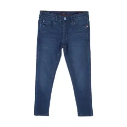 Allen Solly Junior Blue Solid Jeans-picture-42