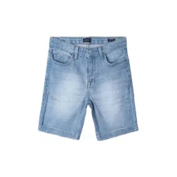 Allen Solly Junior Blue Solid Shorts-picture-26