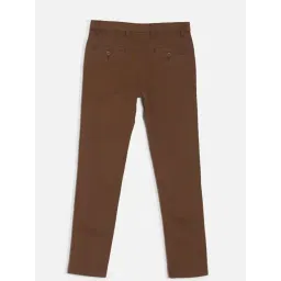 Allen Solly Junior Boys Brown Cotton Trousers-picture-29
