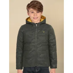 Allen Solly Junior Boys Camouflage Padded Jacket-picture-18