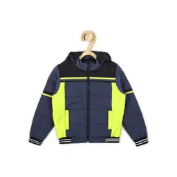 Allen Solly Junior Boys Colourblocked Open Front Jacket with Patchwork-picture-20