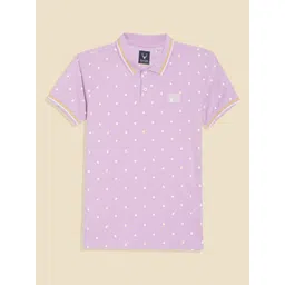 Allen Solly Junior Boys Conversational Printed Polo Collar Pure Cotton Regular Fit T-shirt-picture-48