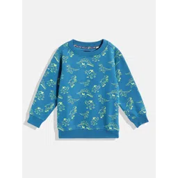 Allen Solly Junior Boys Conversational Printed Sweatshirt-picture-48